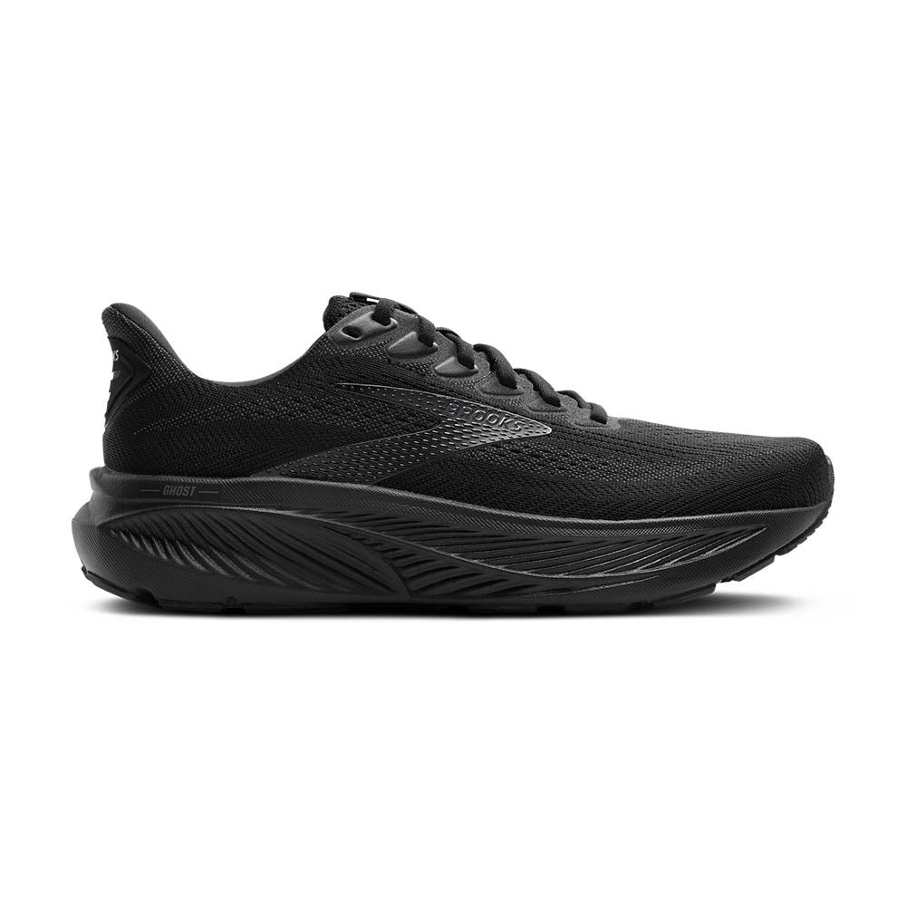ブルックス（BROOKS）（レディース）ランニングシューズ ジョギングシューズ ゴースト 17 ワイド ブラック BRW4313 BLK スニーカー