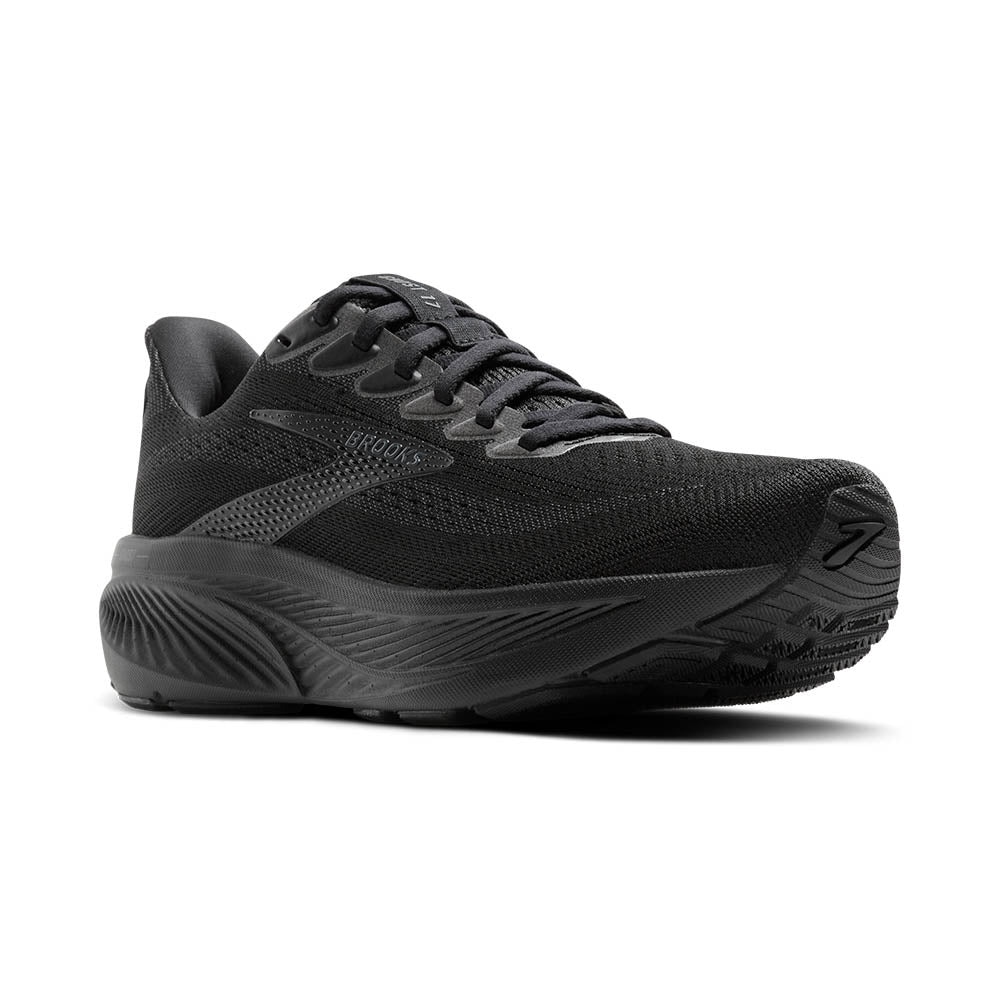 ブルックス（BROOKS）（レディース）ランニングシューズ ジョギングシューズ ゴースト 17 ワイド ブラック BRW4313 BLK スニーカー