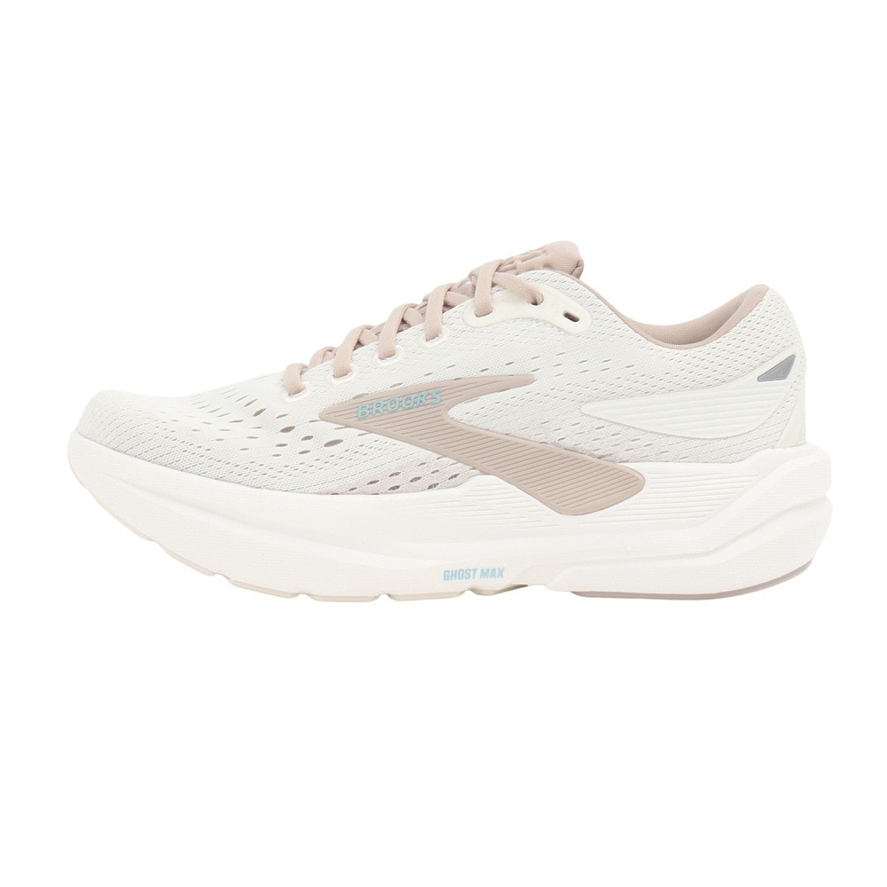 ブルックス（BROOKS）（レディース）ランニングシューズ ジョギングシューズ ゴースト マックス 3 オフホワイト BRW4572 GRY スニーカー