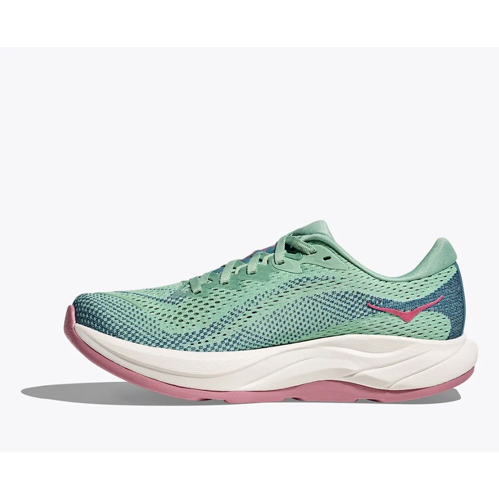 ホカ（HOKA）（レディース）ランニングシューズ ジョギングシューズ リンコン 4 ワイド グリーン ピンク 1155133-JTL スニーカー