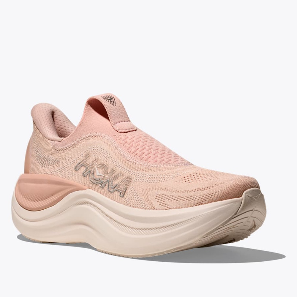 ホカ（HOKA）（レディース）ランニングシューズ ジョギングシューズ スカイワード レースレス ローズ 1168877-RLTT スニーカー
