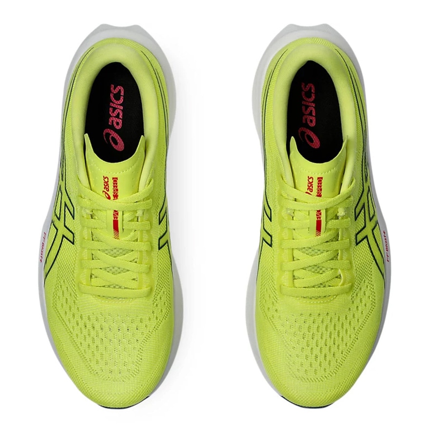 アシックス（ASICS）（レディース）ランニングシューズ ジョギングシューズ エボライド スピード イエロー グリーン 1012B763.750