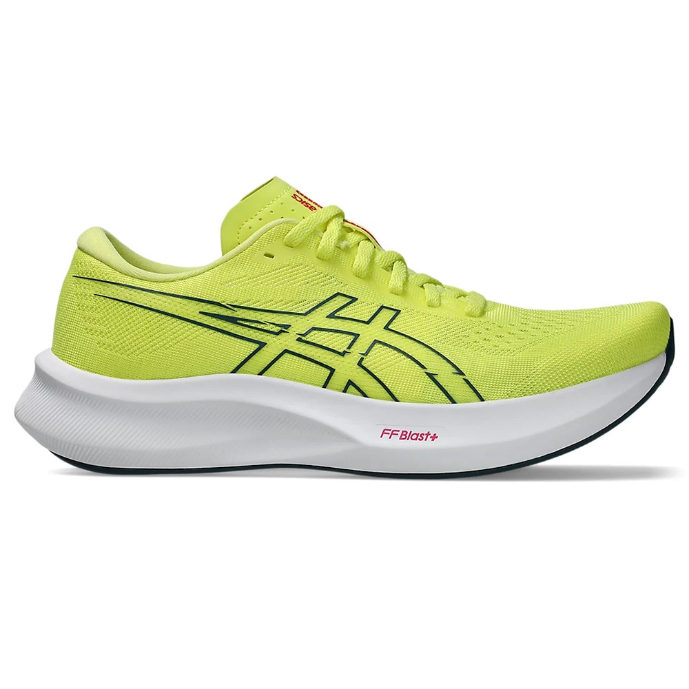 アシックス（ASICS）（レディース）ランニングシューズ ジョギングシューズ エボライド スピード イエロー グリーン 1012B763.750