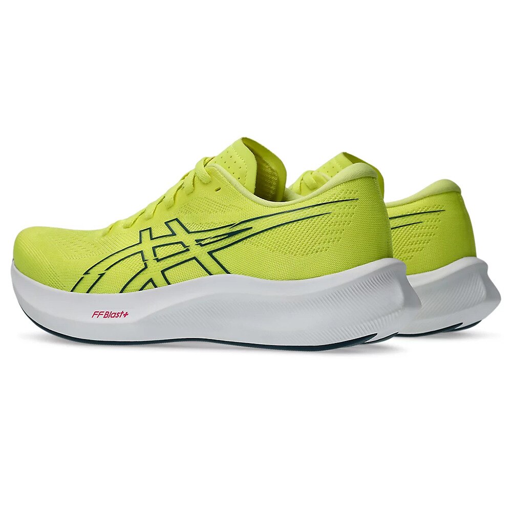 アシックス（ASICS）（レディース）ランニングシューズ ジョギングシューズ エボライド スピード イエロー グリーン 1012B763.750