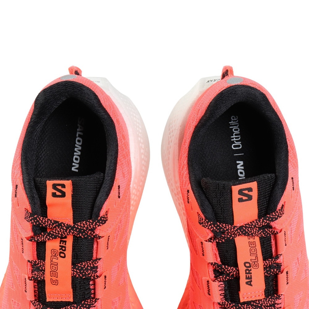 サロモン（SALOMON）（レディース）ランニングシューズ ジョギングシューズ エアロ グライド 3 サーモンピンク L47976500 スニーカー