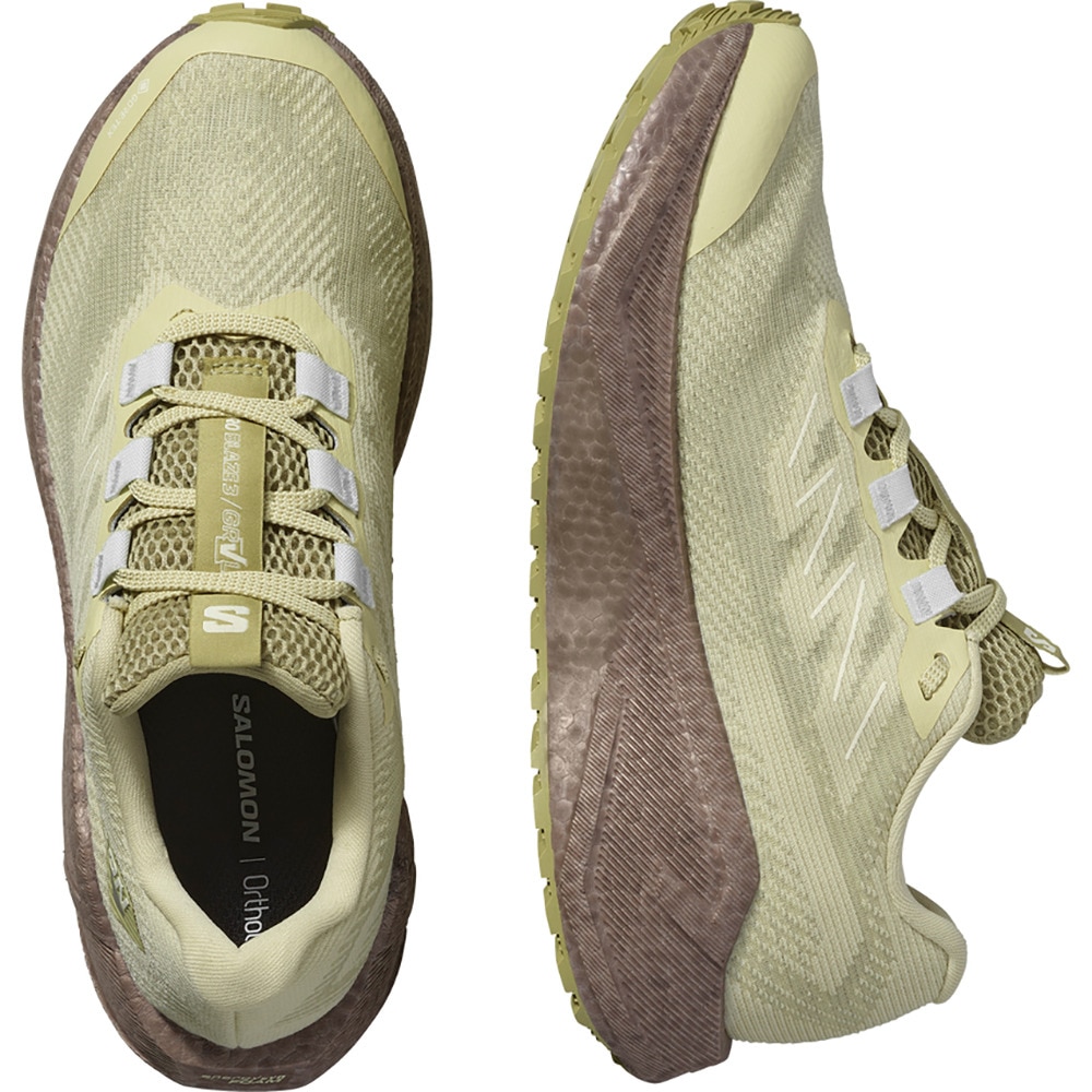 サロモン（SALOMON）（レディース）ランニングシューズ ジョギングシューズ エアロ ブレイズ 3 グラベル GT グリーン L47978400 スニーカー