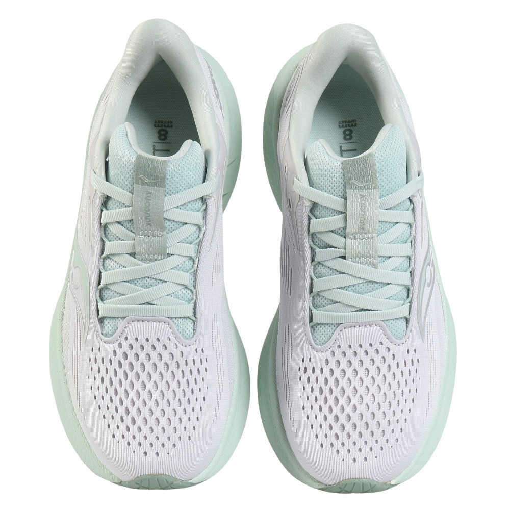 サッカニー（SAUCONY）（レディース）ランニングシューズ ジョギングシューズ ライド18 S11000-221 FOG/MIST