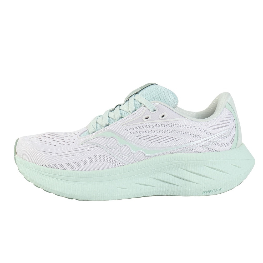 サッカニー（SAUCONY）（レディース）ランニングシューズ ジョギングシューズ ライド18 S11000-221 FOG/MIST