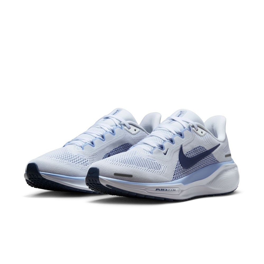 ナイキ（NIKE）（レディース）ランニング ジョギングシューズ エア ズーム ペガサス 41 ホワイト ブルー FD2723-125
