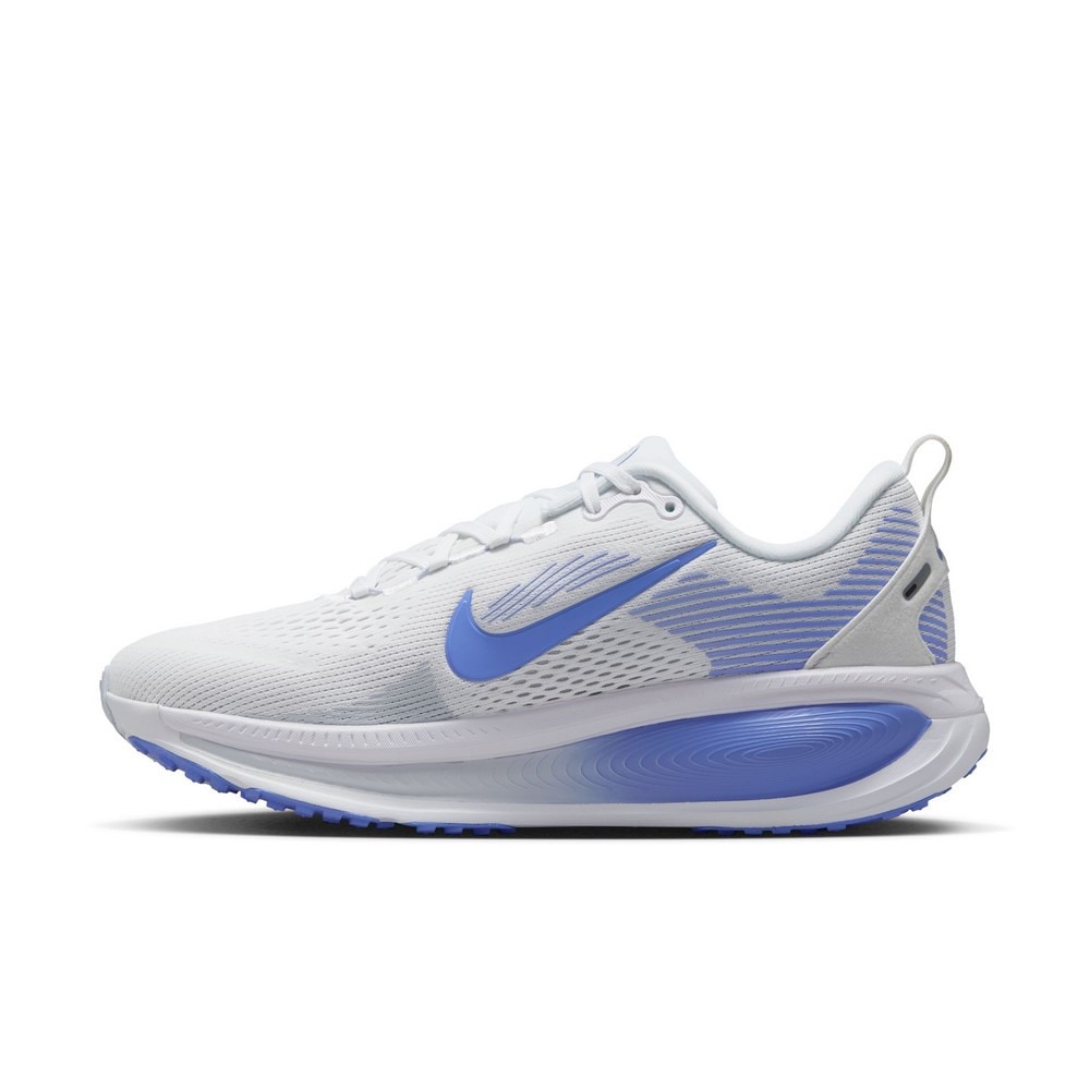 ナイキ（NIKE）（レディース）ランニング ジョギングシューズ ズーム ボメロ 18 ホワイト ブルー HM6804-111 スニーカー