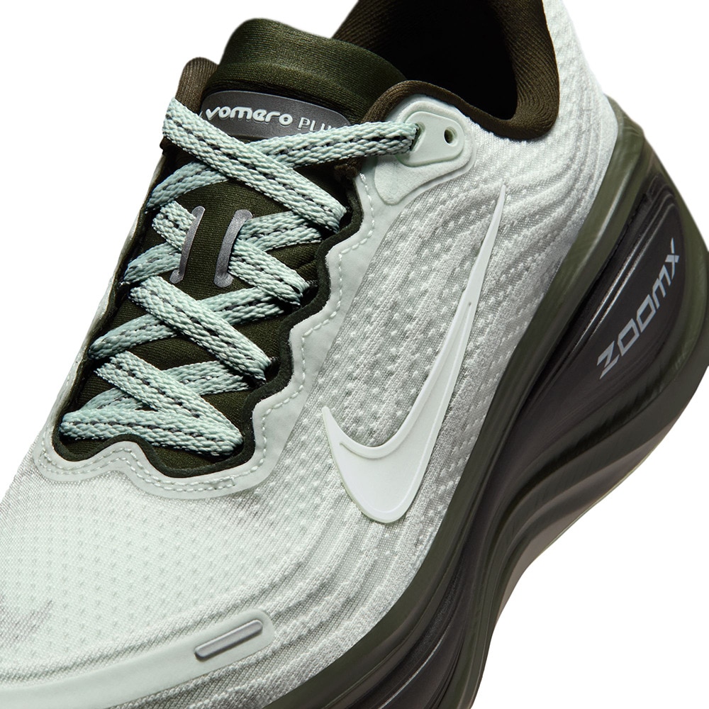 ナイキ（NIKE）（レディース）ランニングシューズ ジョギングシューズ ズーム ボメロ プラス SE グリーン ブラック IM7659-394