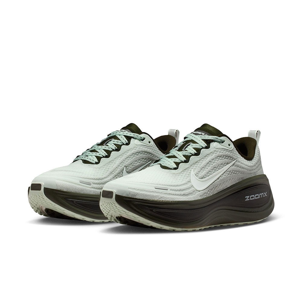 ナイキ（NIKE）（レディース）ランニングシューズ ジョギングシューズ ズーム ボメロ プラス SE グリーン ブラック IM7659-394