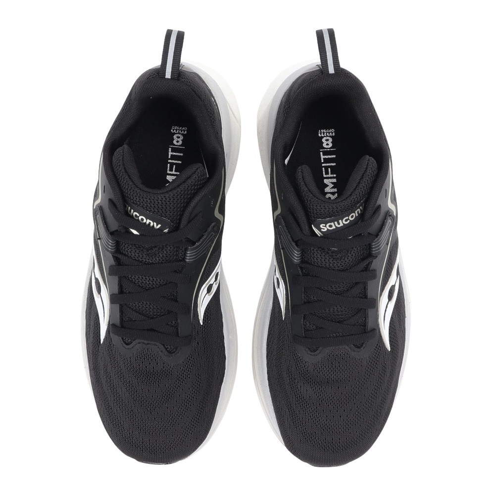 サッカニー（SAUCONY）（レディース）ランニングシューズ ジョギングシューズ テンパス2 S10973-200 BK/WHT