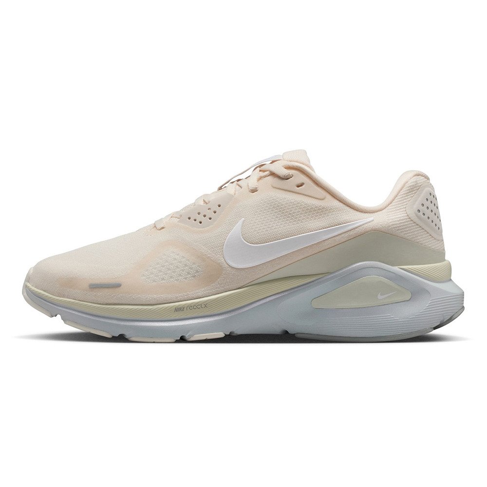 ナイキ（NIKE）（レディース）ランニングシューズ ジョギングシューズ ロード ストラクチャー 26 ESS ベージュ IO9917-100 スポーツ シューズ