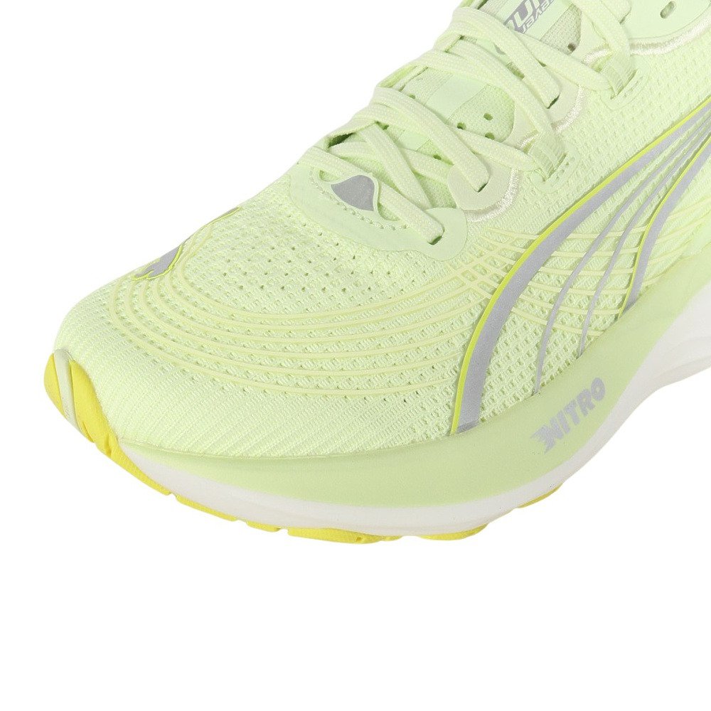 プーマ（PUMA）（レディース）ランニングシューズ ジョギングシューズ フォーエバーラン ニトロ 2 フラッシュイエロー 31047120 スポーツ シューズ