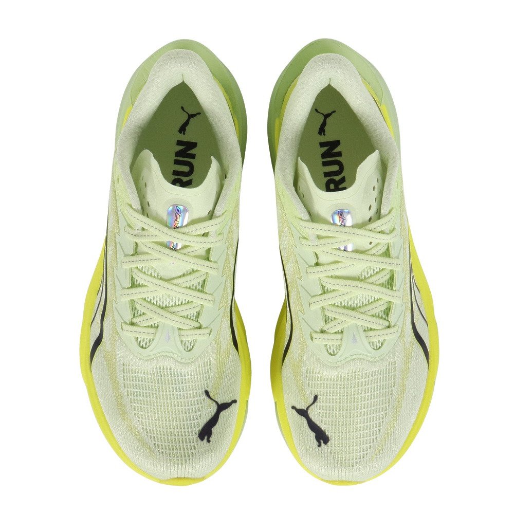 プーマ（PUMA）（レディース）ランニングシューズ ジョギングシューズ ディヴィエイト ニトロ 4 フラッシュイエロー 31212404 スポーツ シューズ