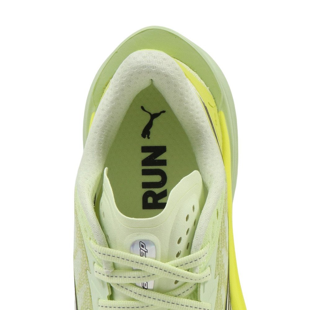 プーマ（PUMA）（レディース）ランニングシューズ ジョギングシューズ ディヴィエイト ニトロ 4 フラッシュイエロー 31212404 スポーツ シューズ