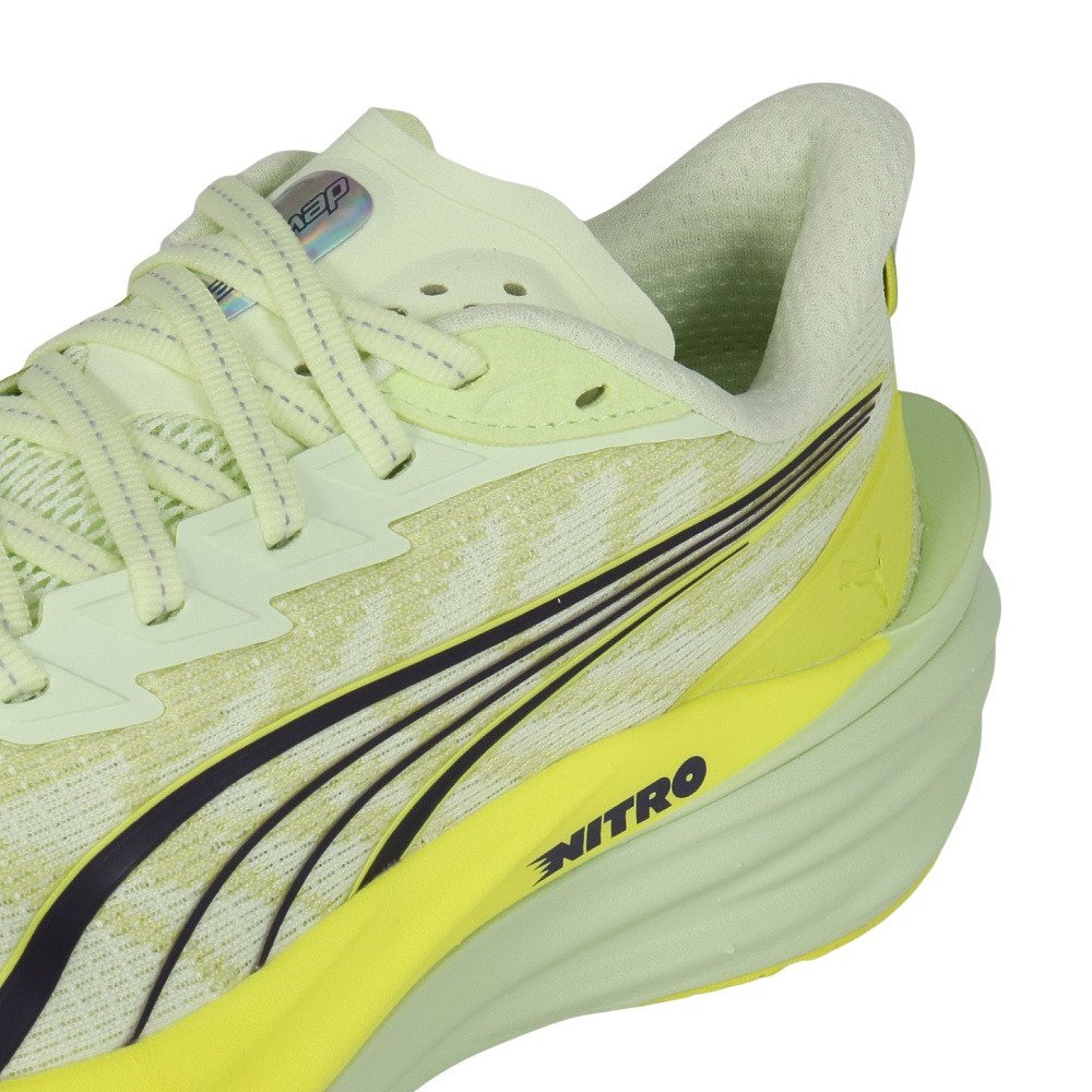 プーマ（PUMA）（レディース）ランニングシューズ ジョギングシューズ ディヴィエイト ニトロ 4 フラッシュイエロー 31212404 スポーツ シューズ
