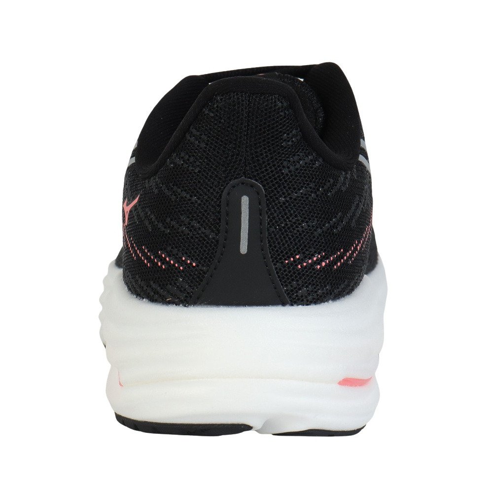 ミズノ（MIZUNO）（レディース）ランニングシューズ ジョギングシューズ ウエーブライダー 29 SW ブラック シルバー J1GD250675 部活 スポーツシューズ