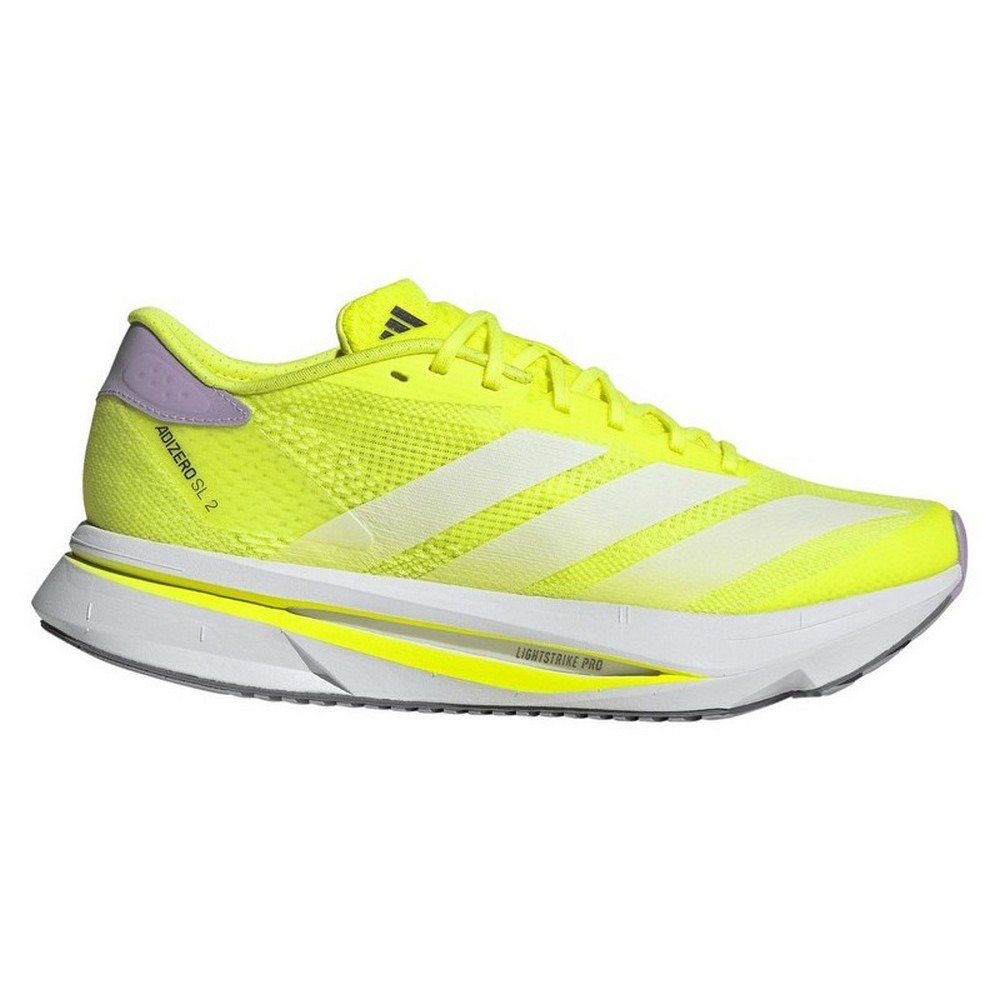 アディダス アディゼロ SL2W 24cm JQ2797イエロー アディダス（adidas）（レディース）ランニングシューズ ジョギング