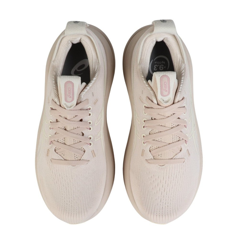 アシックス（ASICS）（レディース）ランニングシューズ ジョギングシューズ ゲルニンバス 28 ベージュ 1012B899.250