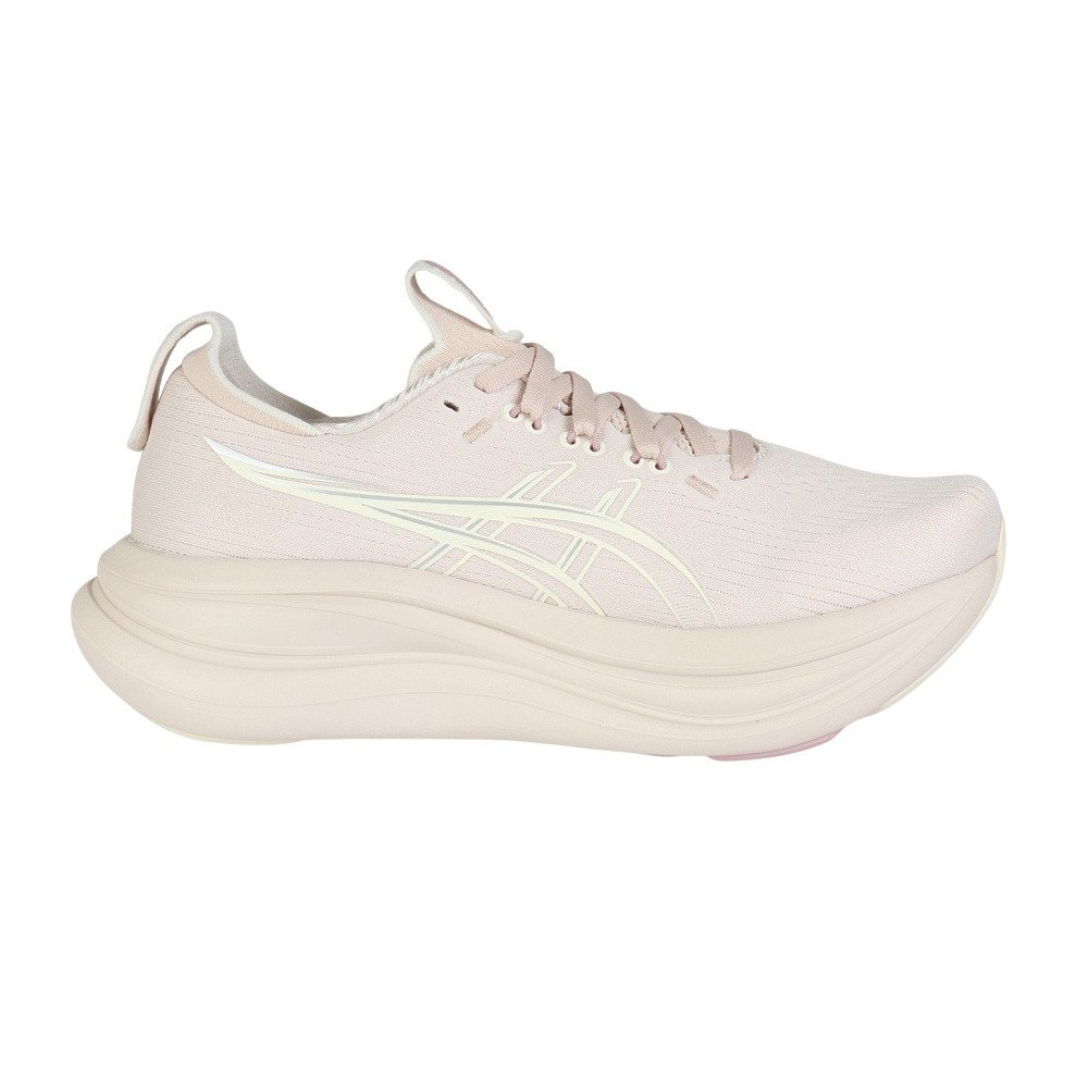 アシックス（ASICS）（レディース）ランニングシューズ ジョギングシューズ ゲルニンバス 28 ベージュ 1012B899.250