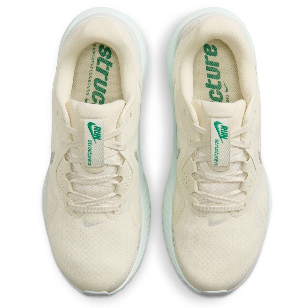 ナイキ（NIKE）（レディース）ランニングシューズ ジョギングシューズ ストラクチャー 26 アイボリー HJ1101-008
