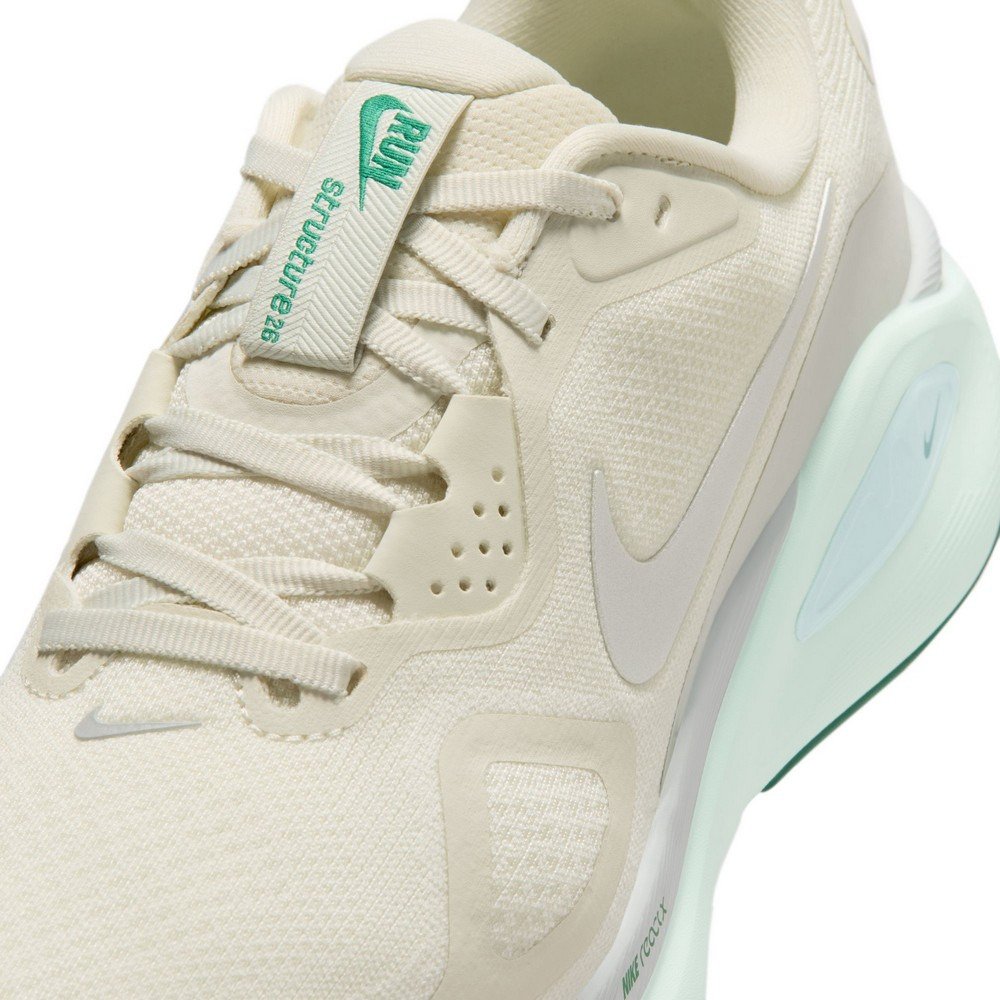 ナイキ（NIKE）（レディース）ランニングシューズ ジョギングシューズ ストラクチャー 26 アイボリー HJ1101-008