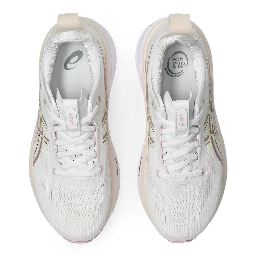アシックス（ASICS）（レディース）ランニングシューズ ジョギングシューズ ゲルカヤノ 33 ホワイト ブラウン 1012B939.100 スポーツ シューズ トレーニング