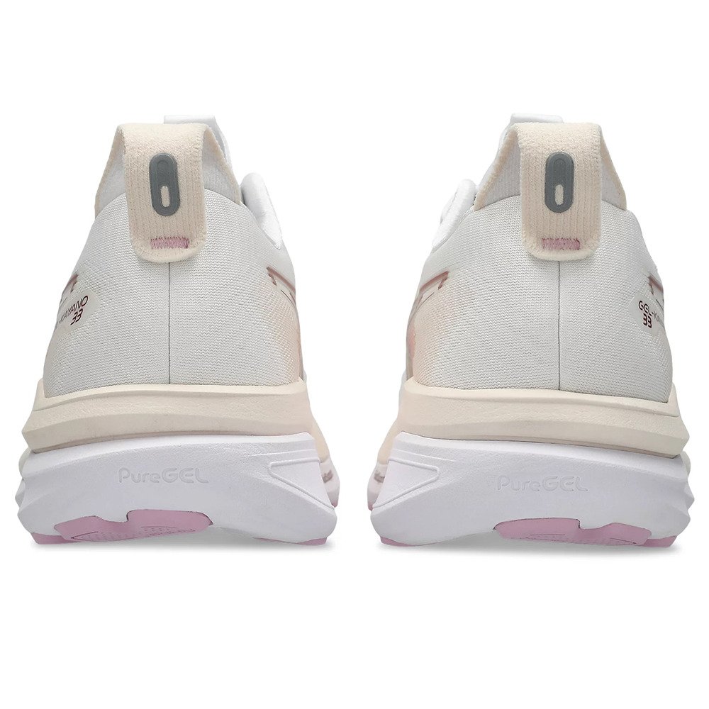 アシックス（ASICS）（レディース）ランニングシューズ ジョギングシューズ ゲルカヤノ 33 ホワイト ブラウン 1012B939.100 スポーツ シューズ トレーニング