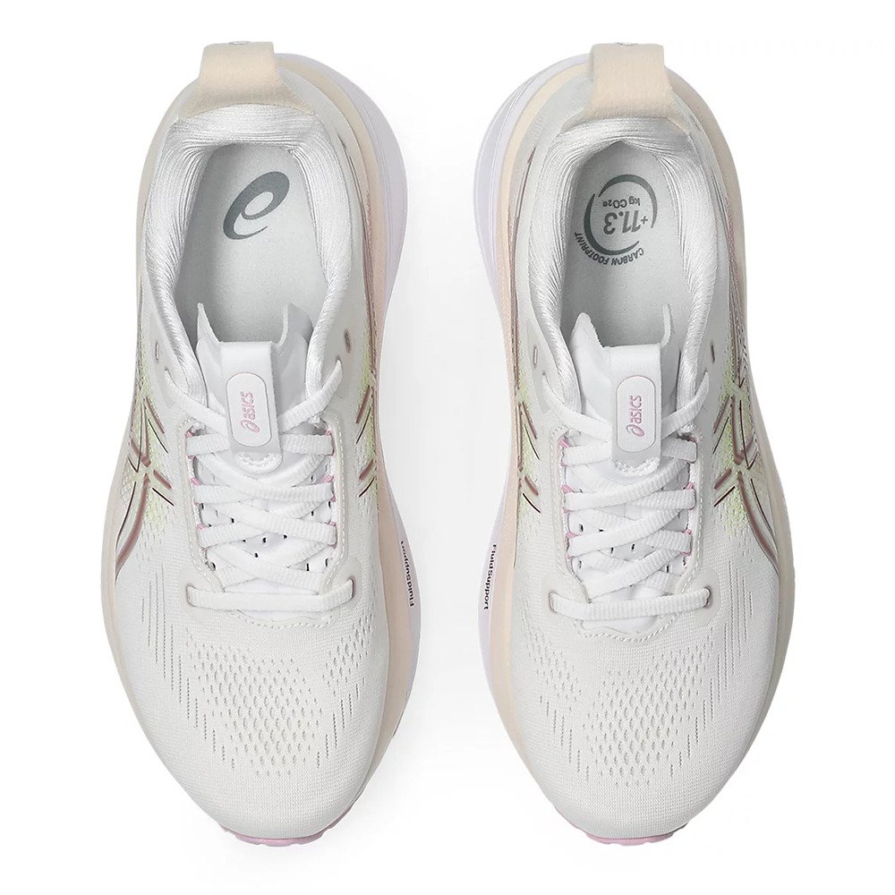 アシックス（ASICS）（レディース）ランニングシューズ ジョギングシューズ ゲルカヤノ 33 ワイド ホワイト ブラウン 1012B992.100 スポーツ シューズ トレーニング