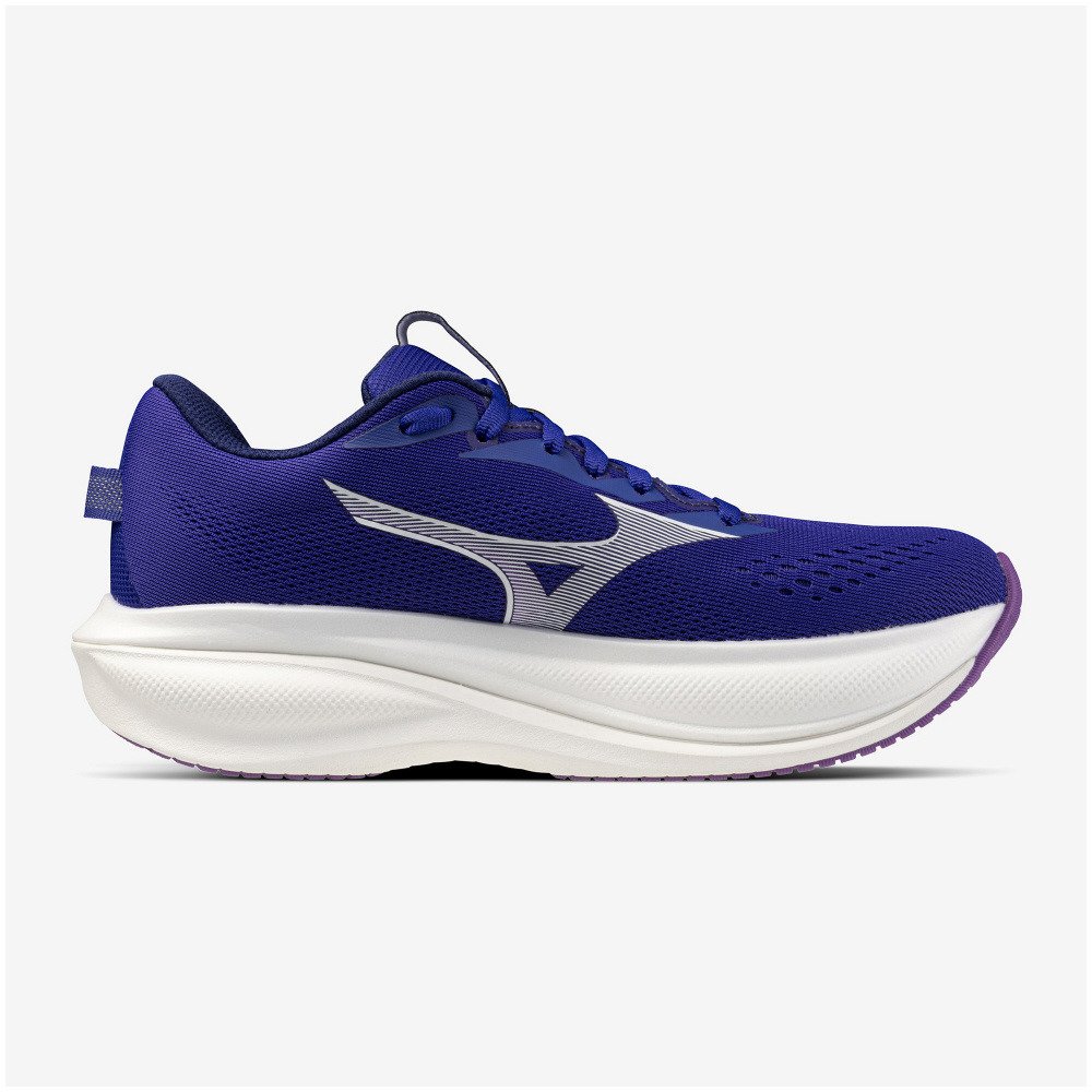 ミズノ（MIZUNO）（レディース）ランニングシューズ ジョギングシューズ ウエーブライダー 30 ブルー ホワイト J1GW262073 スポーツシューズ