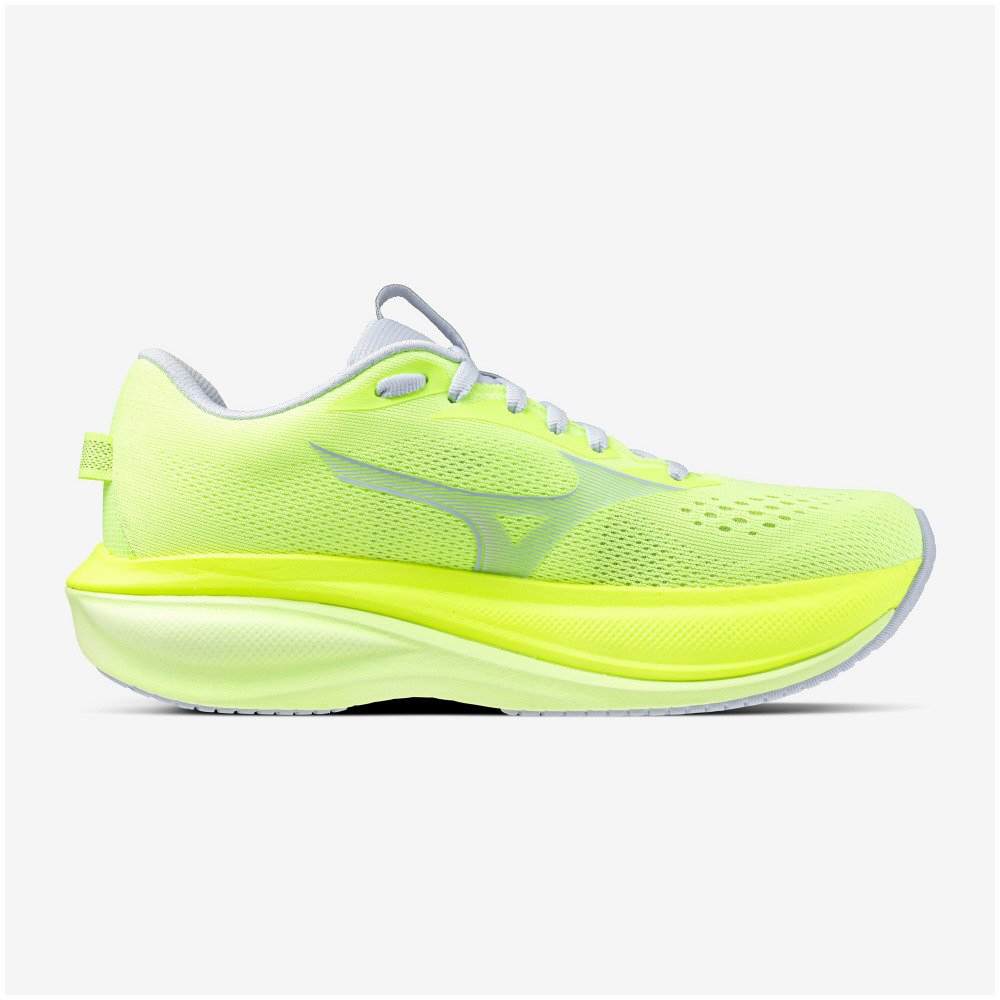 ミズノ（MIZUNO）（レディース）ランニングシューズ ジョギングシューズ ウエーブライダー 30 イエロー ブルー J1GW262078 スポーツシューズ