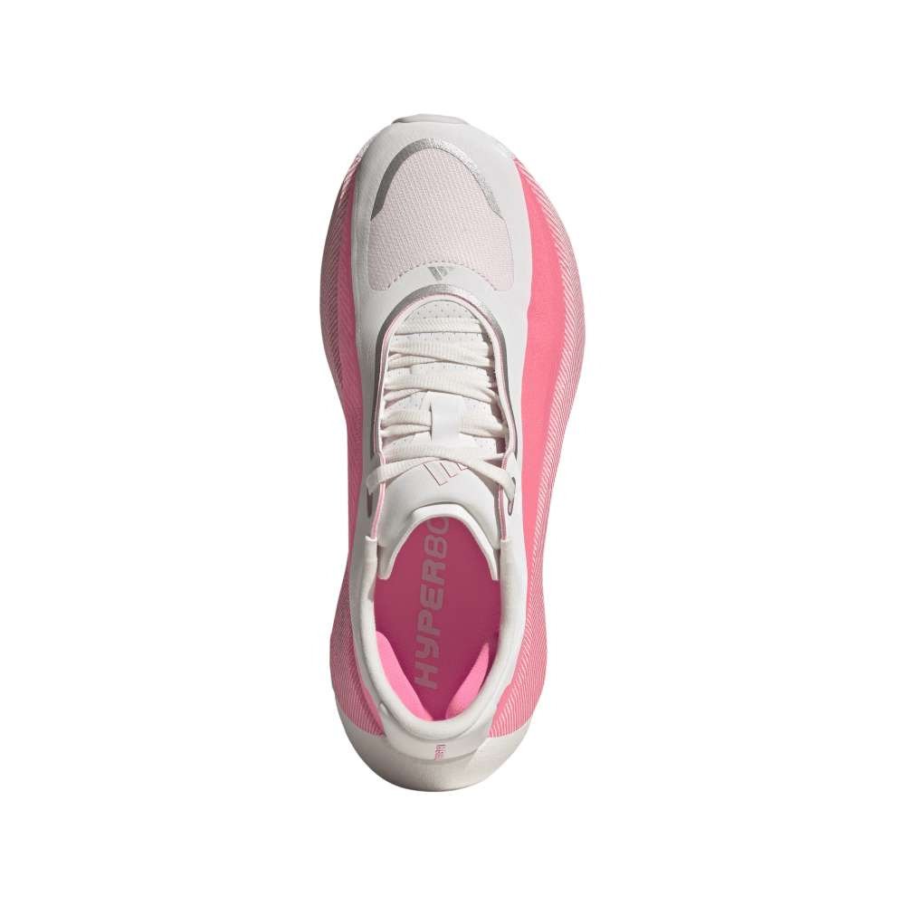 アディダス（adidas）（レディース）ランニングシューズ ジョギングシューズ ハイパーブースト エッジ ホワイト ピンク OQQ27-KI4406 スポーツ シューズ