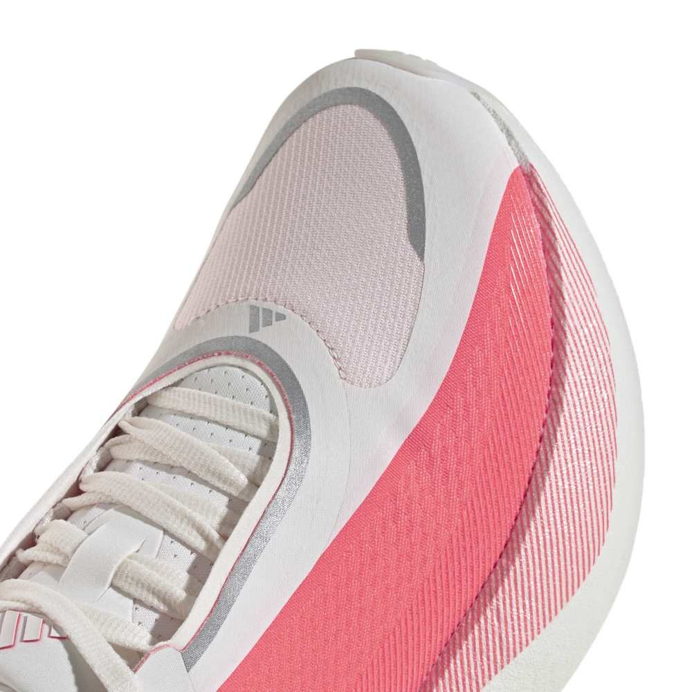 アディダス（adidas）（レディース）ランニングシューズ ジョギングシューズ ハイパーブースト エッジ ホワイト ピンク OQQ27-KI4406 スポーツ シューズ