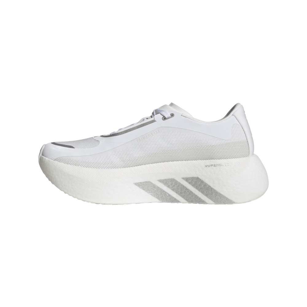 アディダス（adidas）（レディース）ランニングシューズ ジョギングシューズ ハイパーブースト エッジ ホワイト シルバー OQQ27-KI4426 スポーツ シューズ