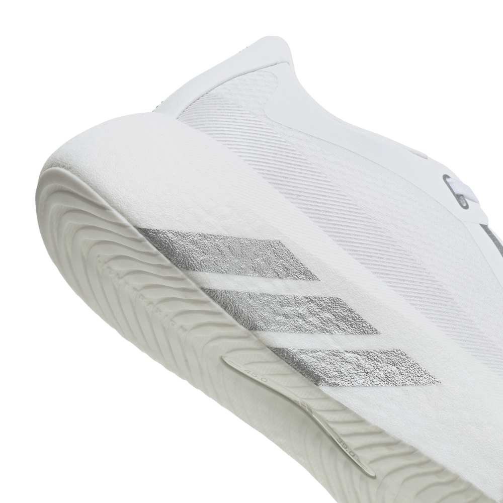 アディダス（adidas）（レディース）ランニングシューズ ジョギングシューズ ハイパーブースト エッジ ホワイト シルバー OQQ27-KI4426 スポーツ シューズ