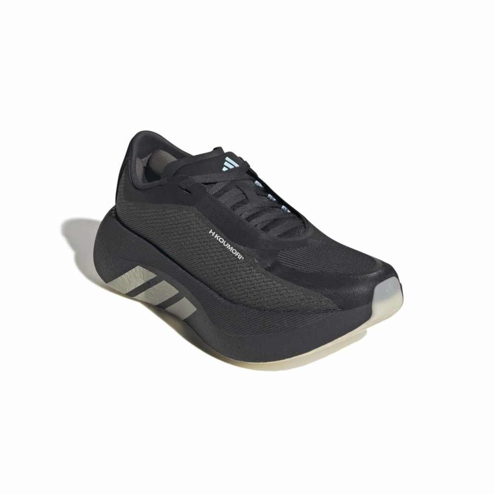 アディダス（adidas）（レディース）ランニングシューズ スポーツシューズ ハイパーブースト エッジ チャコールグレー OSV95-KH5379 ジョギングシューズ