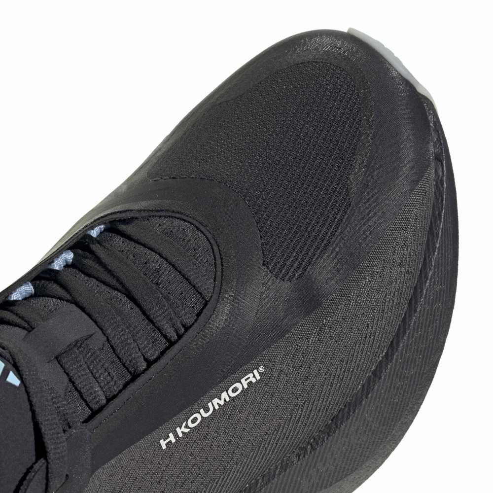 アディダス（adidas）（レディース）ランニングシューズ スポーツシューズ ハイパーブースト エッジ チャコールグレー OSV95-KH5379 ジョギングシューズ