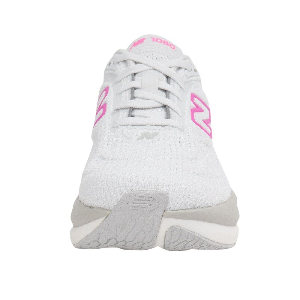ニューバランス（new balance）（レディース）ランニングシューズ ジョギングシューズ 1080 v15 ホワイト ピンク W10807L4 D スポーツ シューズ トレーニング