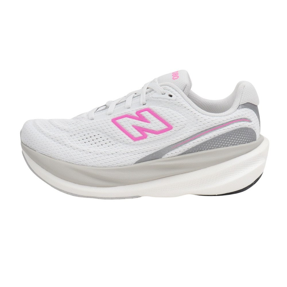 ニューバランス（new balance）（レディース）ランニングシューズ ジョギングシューズ 1080 v15 ホワイト ピンク W10807L4 D スポーツ シューズ トレーニング