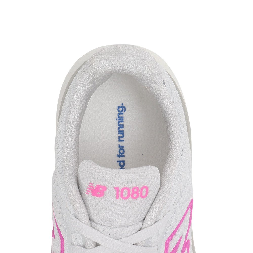 ニューバランス（new balance）（レディース）ランニングシューズ ジョギングシューズ 1080 v15 ホワイト ピンク W10807L4 D スポーツ シューズ トレーニング