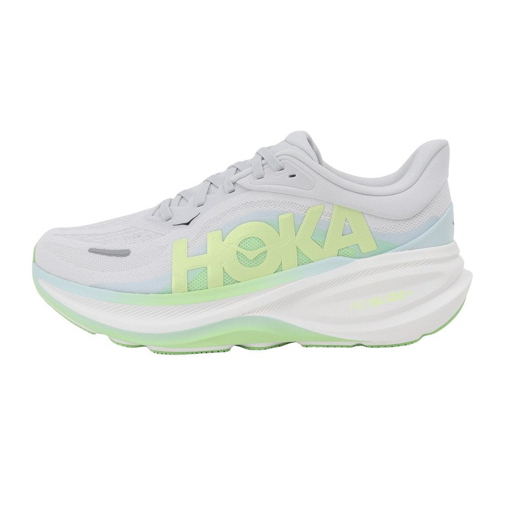 ホカ（HOKA）（レディース）ランニングシューズ ジョギングシューズ クリフトン プロ ホワイト グリーン 1176530-CNNY スポーツ シューズ トレーニング