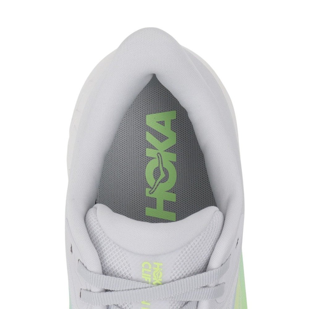 ホカ（HOKA）（レディース）ランニングシューズ ジョギングシューズ クリフトン プロ ホワイト グリーン 1176530-CNNY スポーツ シューズ トレーニング