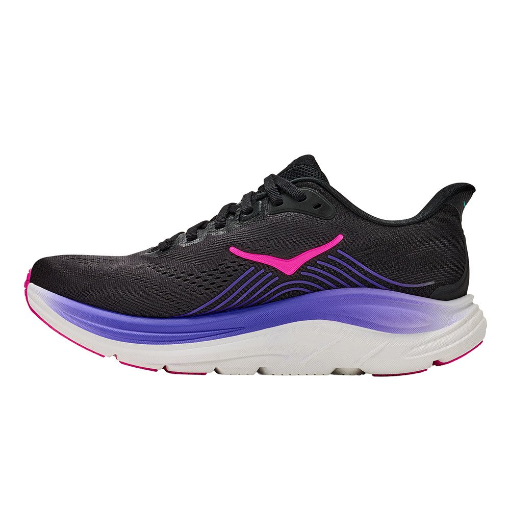 ホカ（HOKA）（レディース）ランニングシューズ ジョギングシューズ クリフトン 11 ブラック パープル 1176573-BNNN