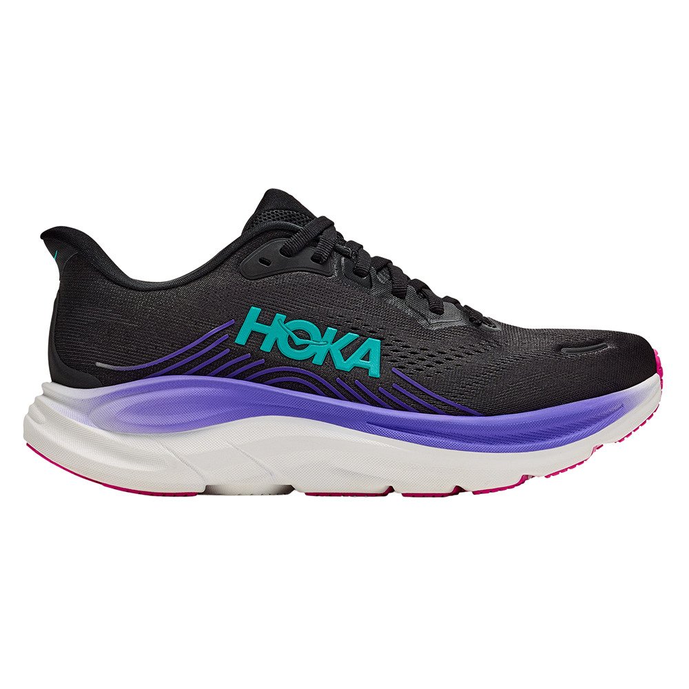 ホカ（HOKA）（レディース）ランニングシューズ ジョギングシューズ クリフトン 11 ブラック パープル 1176573-BNNN