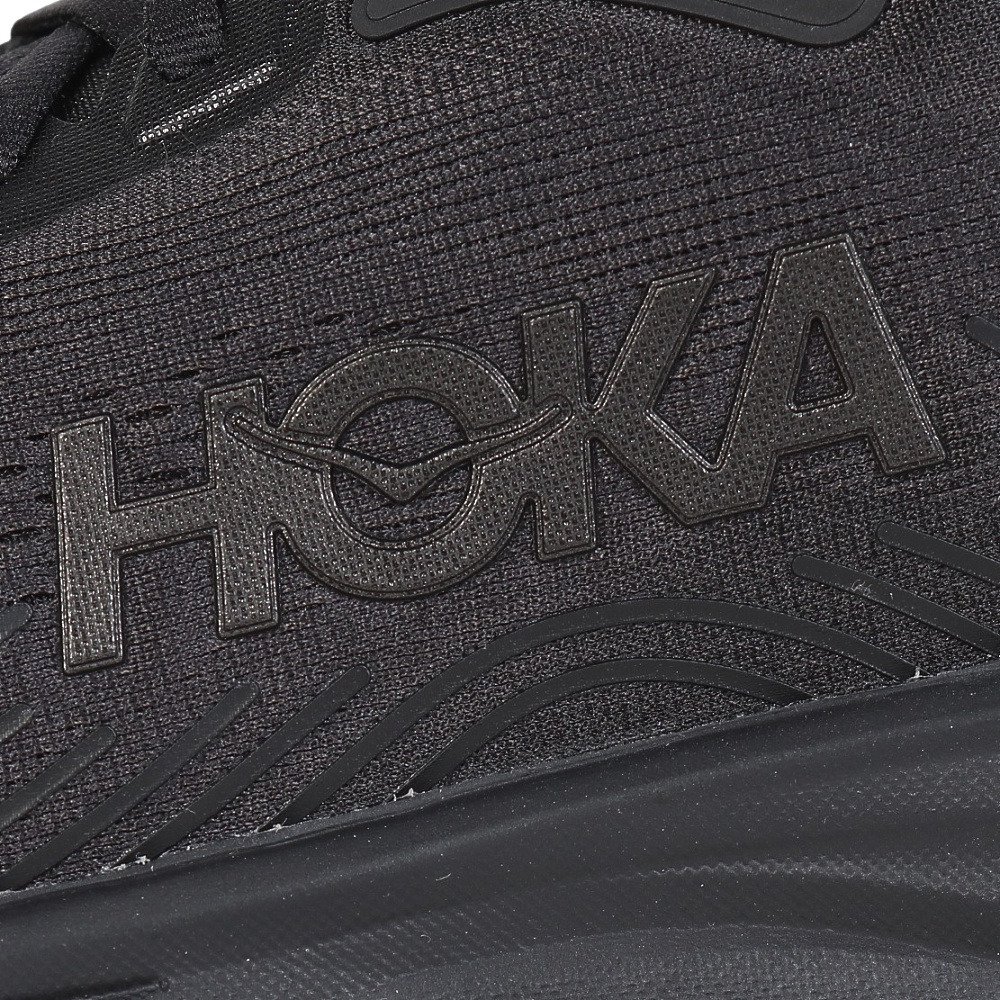 ホカ（HOKA）（レディース）ランニングシューズ ジョギングシューズ クリフトン 11 ワイド ブラック 1177539-BBLC スポーツ シューズ トレーニング