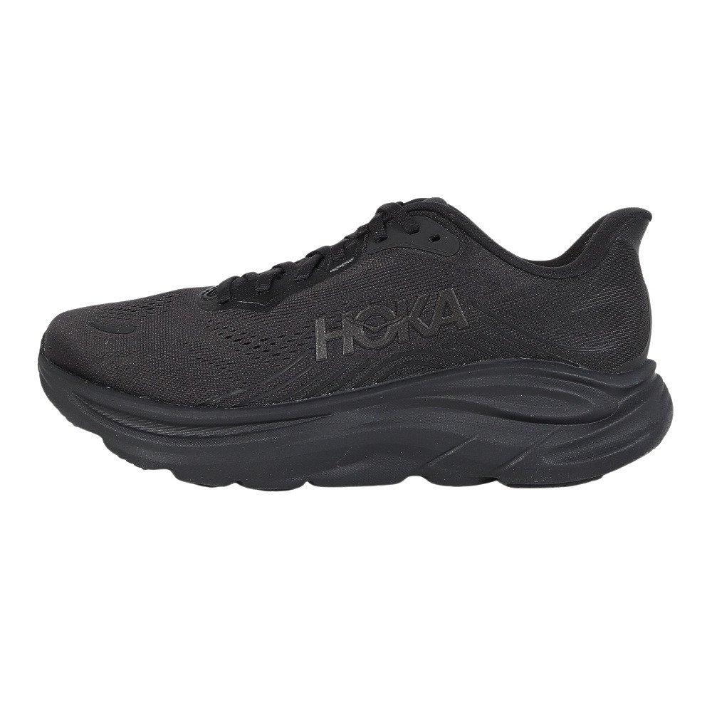 ホカ（HOKA）（レディース）ランニングシューズ ジョギングシューズ クリフトン 11 ワイド ブラック 1177539-BBLC スポーツ シューズ トレーニング