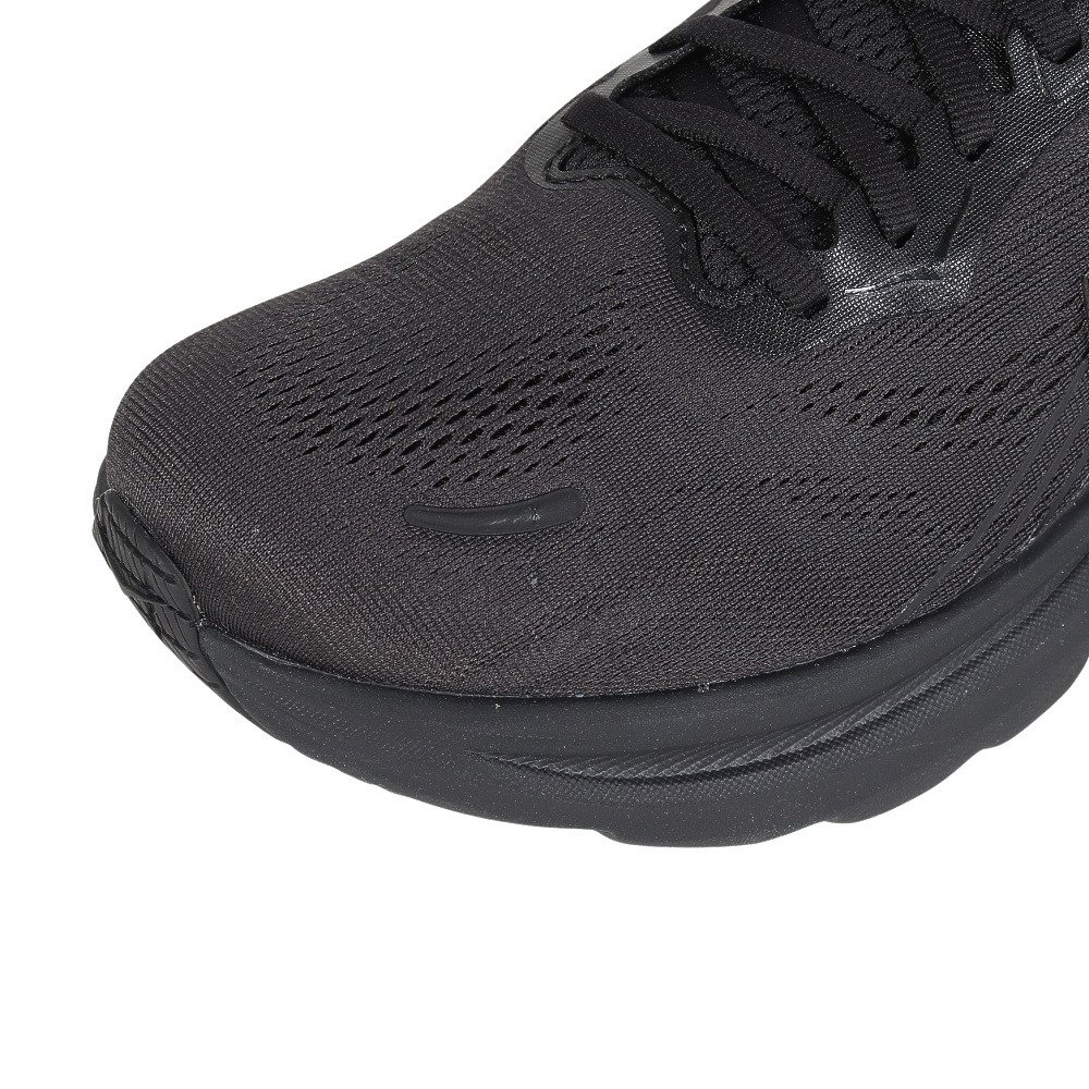 ホカ（HOKA）（レディース）ランニングシューズ ジョギングシューズ クリフトン 11 ワイド ブラック 1177539-BBLC スポーツ シューズ トレーニング
