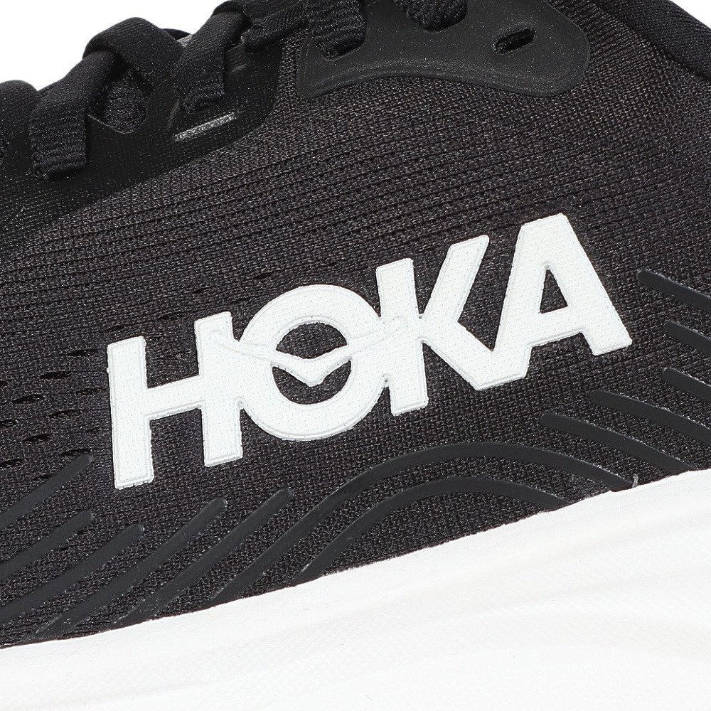 ホカ（HOKA）（レディース）ランニングシューズ ジョギングシューズ クリフトン 11 ワイド ブラック ホワイト 1177539-BWHT スポーツ シューズ トレーニング